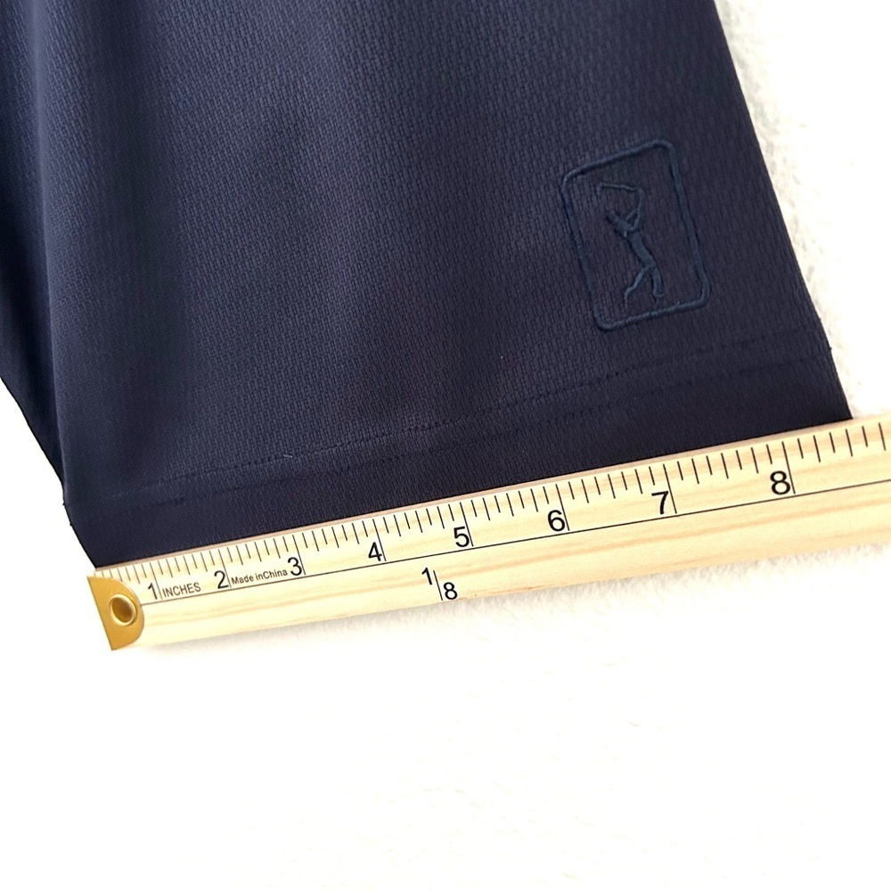 PGA Tour Relaxed Fit Golf Shirt Polo Short Sleeve Stretch Navy Blue Size XXL - Picture 8 of 11